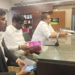 Meeting with Pondicherry CM & MLA (1)